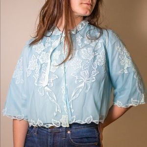 Light Blue Fairy Bed Jacket